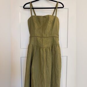 NWT Reformation Katarin Linen Midi Dress